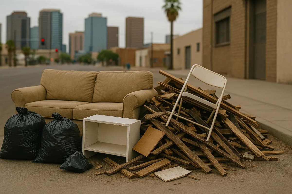 Turbo Trash, pile of junk in Phoenix AZ